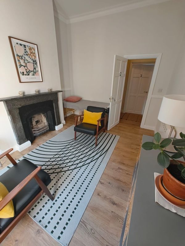 A therapy room at The Iveagh Practice, 13 Fade Street, Dublin 2